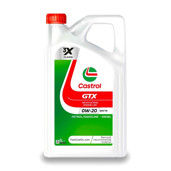 Castrol GTX 0W-20 RN17 FE, 5L