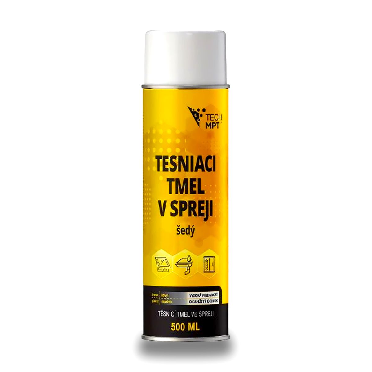 MPT Tech Těsnící tmel ve spreji - šedý, 400ml