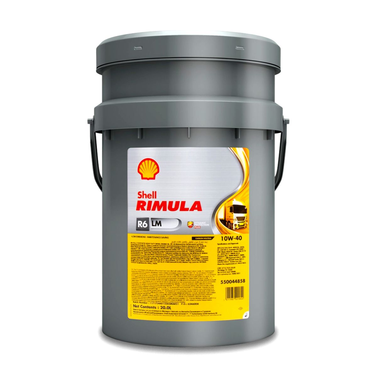 Shell Rimula R6 LM 10W-40, 20L