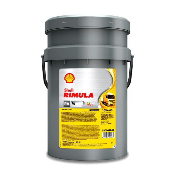 Shell Rimula R6 M 10W-40, 20L