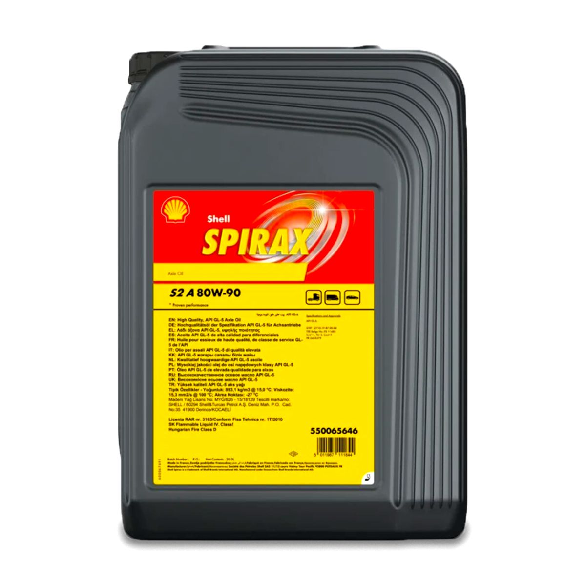 Shell Spirax S2 A 80W-90, 20L