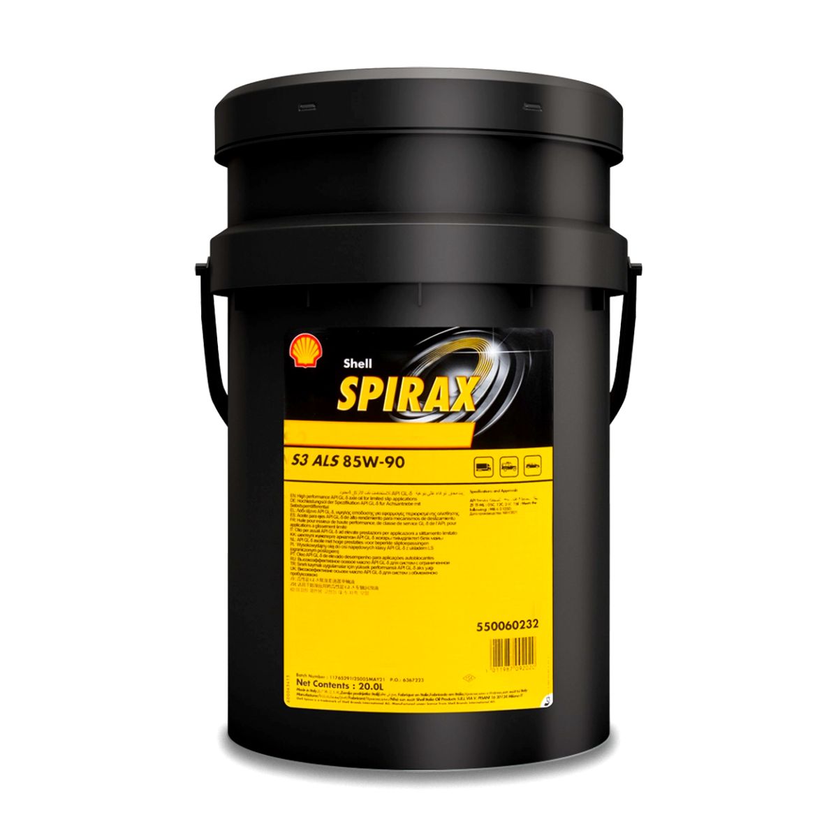 Shell Spirax S3 ALS 85W-90, 20L