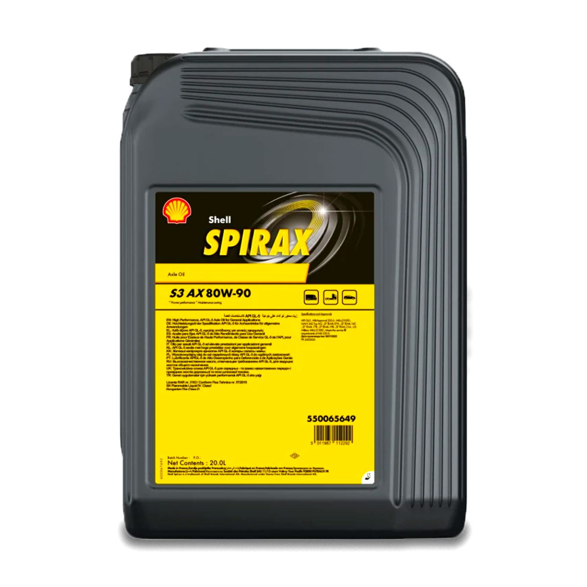 Shell Spirax S3 AX 80W-90, 20L