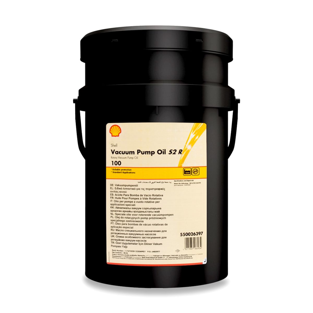 Shell Vacuum Pump Oil S2 R 100, 20L